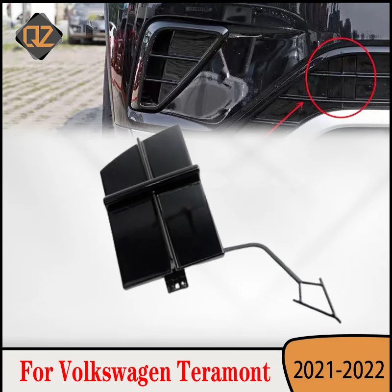 

3CG-807-241A For Volkswagen VW Teramont 2021 2022 Front Bumper Tow Towing Eye Hook Cover Cap Trailer Cover Trim
