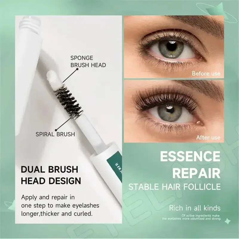 Sérum de Croissance Rapide des Cils, Rehausseur de Sourcils, Plus Long, Plus Complet, Naturel, Bouclage, Lifting des Cils, Produits de Soins pour les Yeux, Maquillage