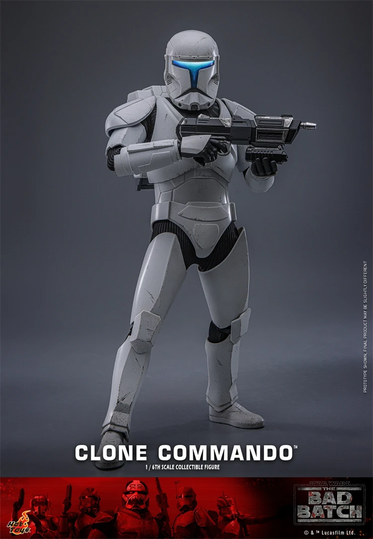 En Stock Hottoys TMS131 Star Wars Star Wars: The Bad Batch Clone Commando Anime figura de acción juguete para regalo modelo colección