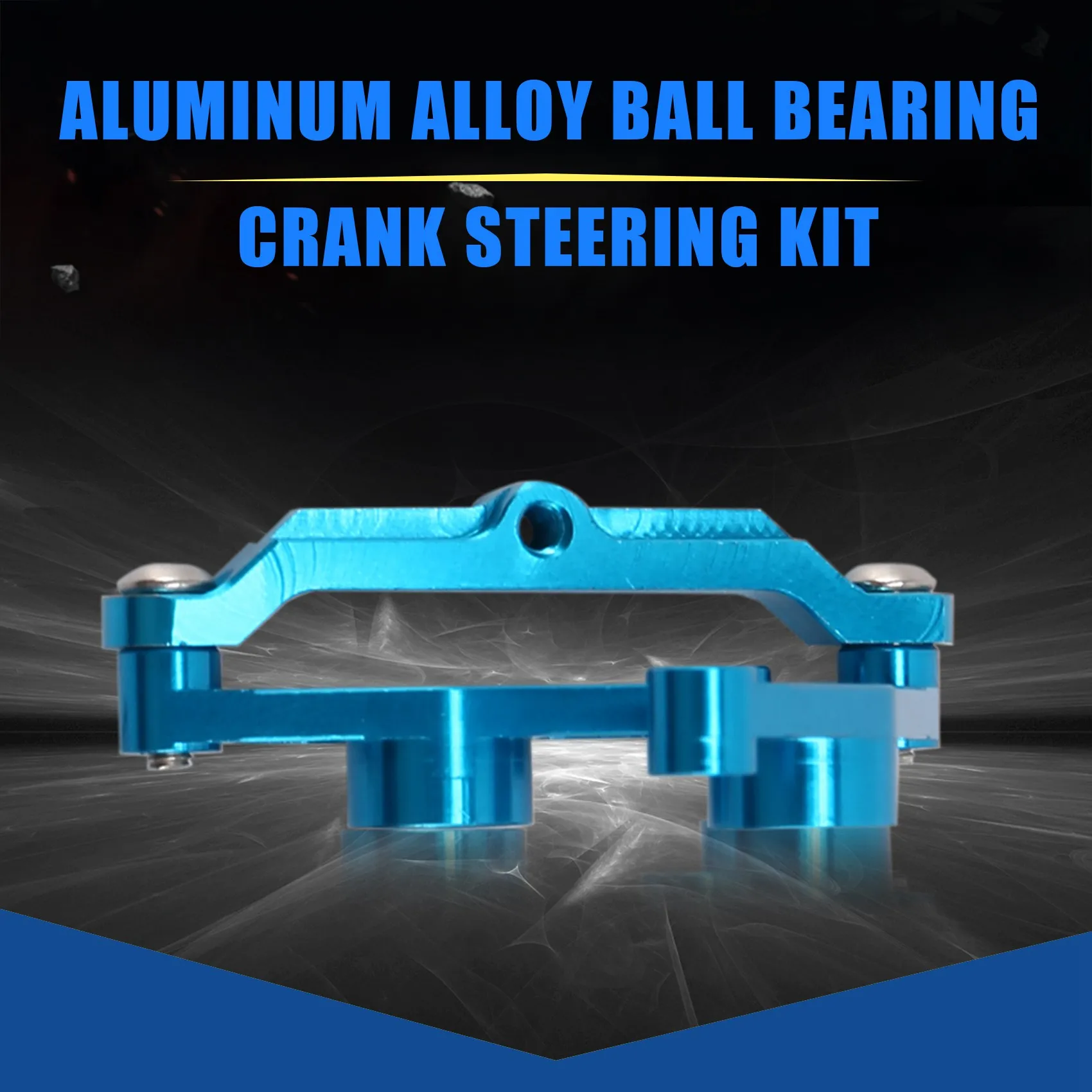 

【Flash Sale】Aluminum Alloy Ball Bearing Crank Steering Set For Tamiya TT02 TT-02 TT02D TT-02D 1/10 RC Car Upgrade Parts Accessor