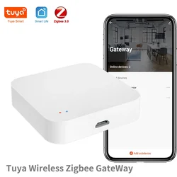 Tuya Zigbee Hub  Wireless Multi Mode Gateway For Smart Home Automation for ZigBee Devices Via Smart Life