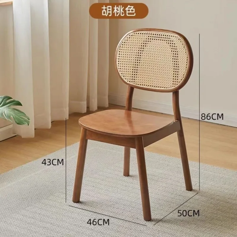 خشب متين، إقامة منزلية، كرسي طعام من الخيزران، كرسي خلفي، بسيط، كاجوال، مطعم، منزل، قديم، كرسي غرفة المعيشة #5