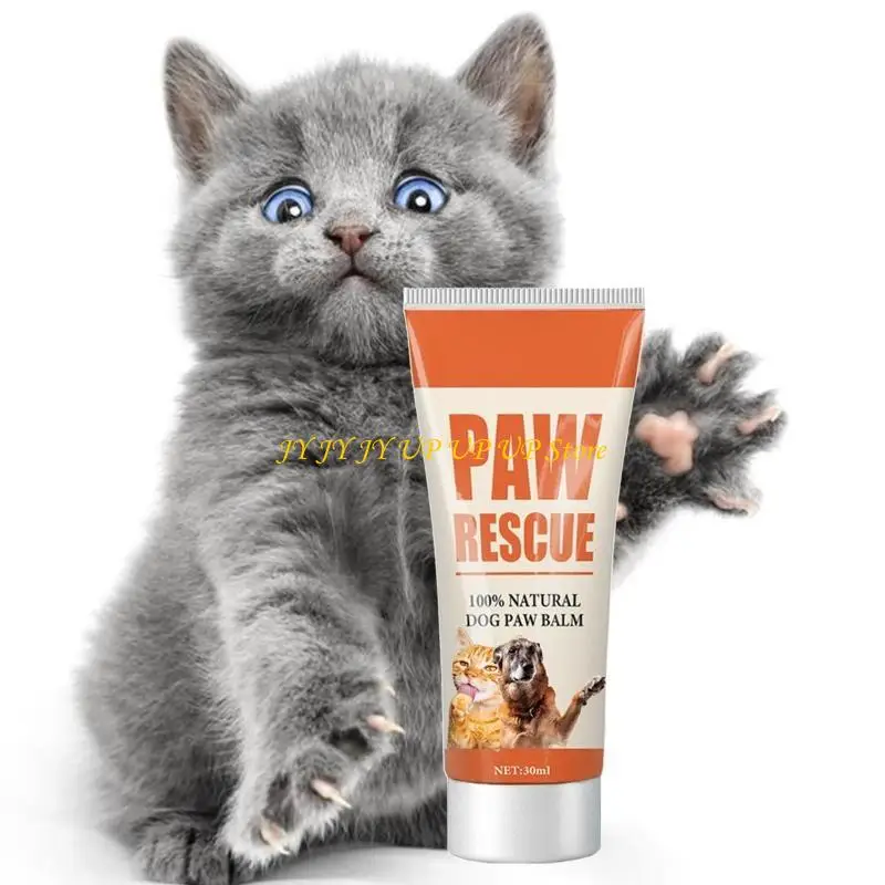 الكلب باو الشمع بلسم الأنف كريمة تهدئة وإصلاحات الكفوف المتشققة والخفي للحماية للثلوج والأرصفة الساخنة 1 أوقية #4