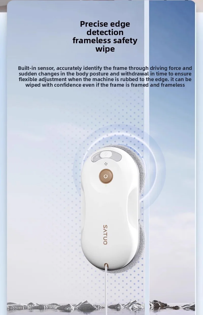 Shadeo T30 Fully Automatic Smart Water Spraying Window Cleaning Robot The Ultimate Tool for High-rise Glass Cleaning