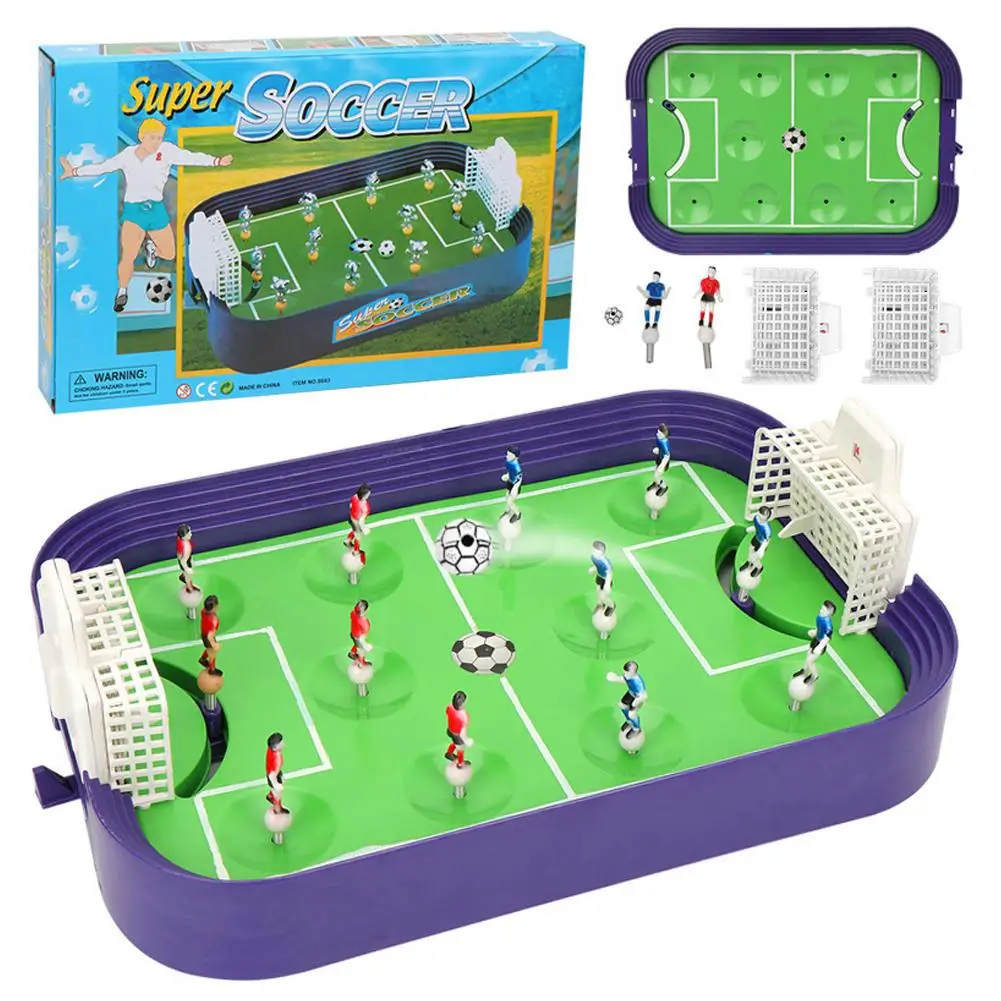 Zwei-Spieler Tabletop Fußball Spiel Spielzeug Finger Werfen Fußball Wettbewerbs Fußball Interaktives Spielzeug Für Eltern-kind-geschenk