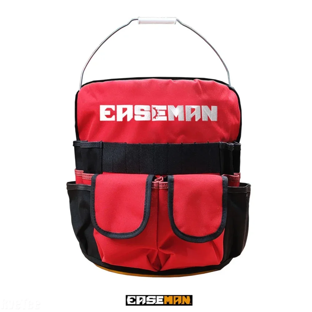 EASEMAN Heavy Duty Tool Bag for Electrician Tools Carpenter Gardening Bucket Bag Multiple Pockets 2024 New