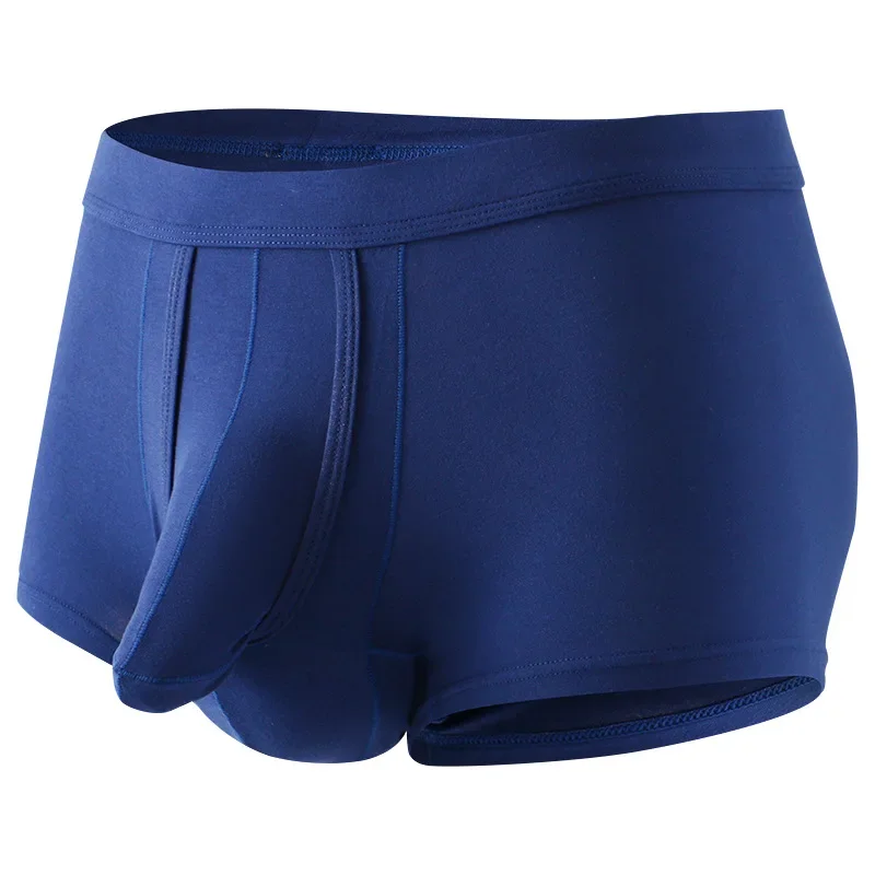 

Men's Boxy Underpant Youth Mid-rise Elephant Nose Underwear Elastic Soft Smooth Anti-septic Moisture-wicking Sports Boxer Shorts