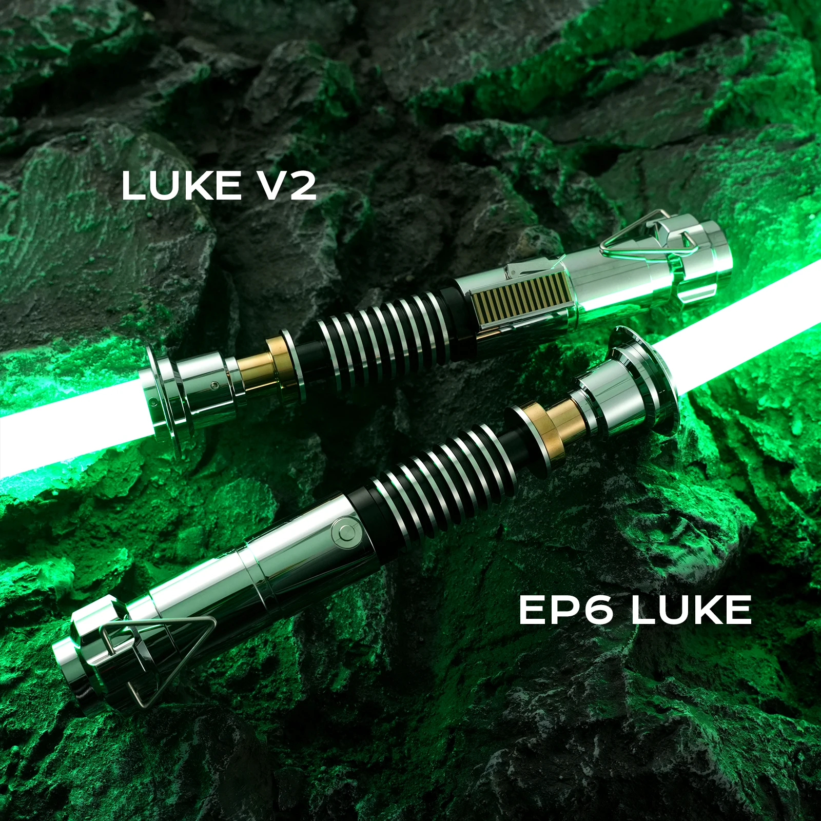 DamienSaber Xeno3.0 2PCS Luke Skywalker Lightsaber Heavy Dueling Light Saber Metal Hilt 34 Sound Fonts Sensitive Smooth Swing