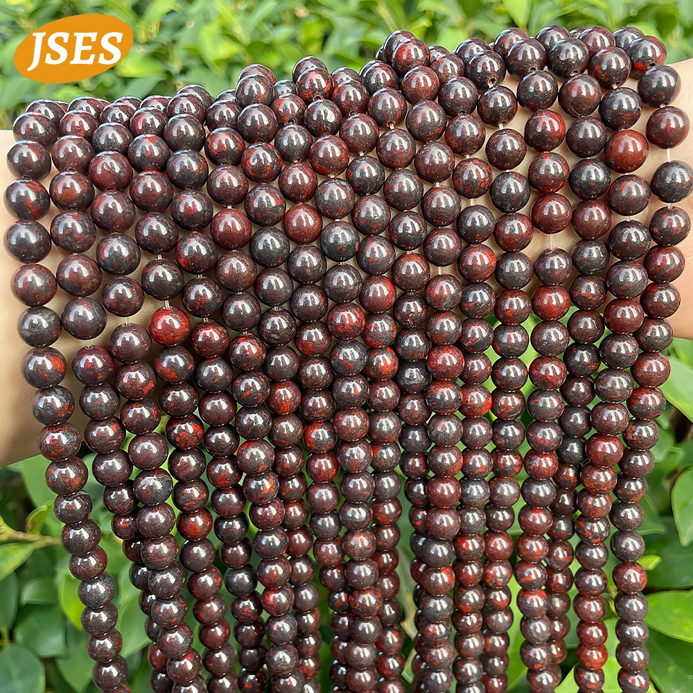 AA Natural Red Breciated Jasper Beads for Jewelry Making Needlework Accessories DIY Bracelets Necklace Strand Beads Wholesale