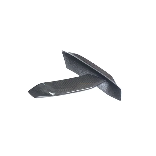 

1 пара передних сплиттер из углеродного волокна, воздушные канистры для BMW M3 M4 F80 F82 F83 2015 + верхний сплиттер из углеродного волокна