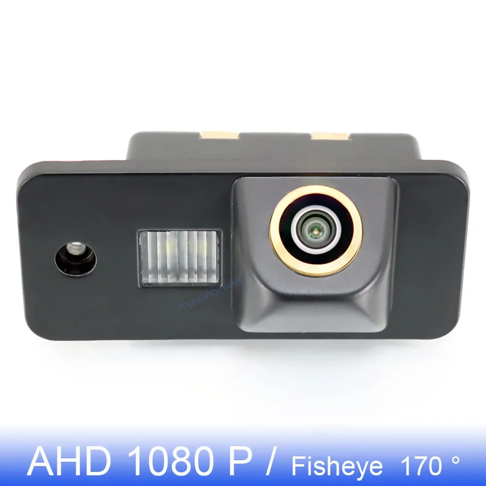 

Golden FishEye Rear View Camera For AUDI A3 S3 A4 S4 A6 A6L S6 A8 S8 RS4 RS6 Q7 AHD 1080P 170° HD Night Vision Waterproof CVBS