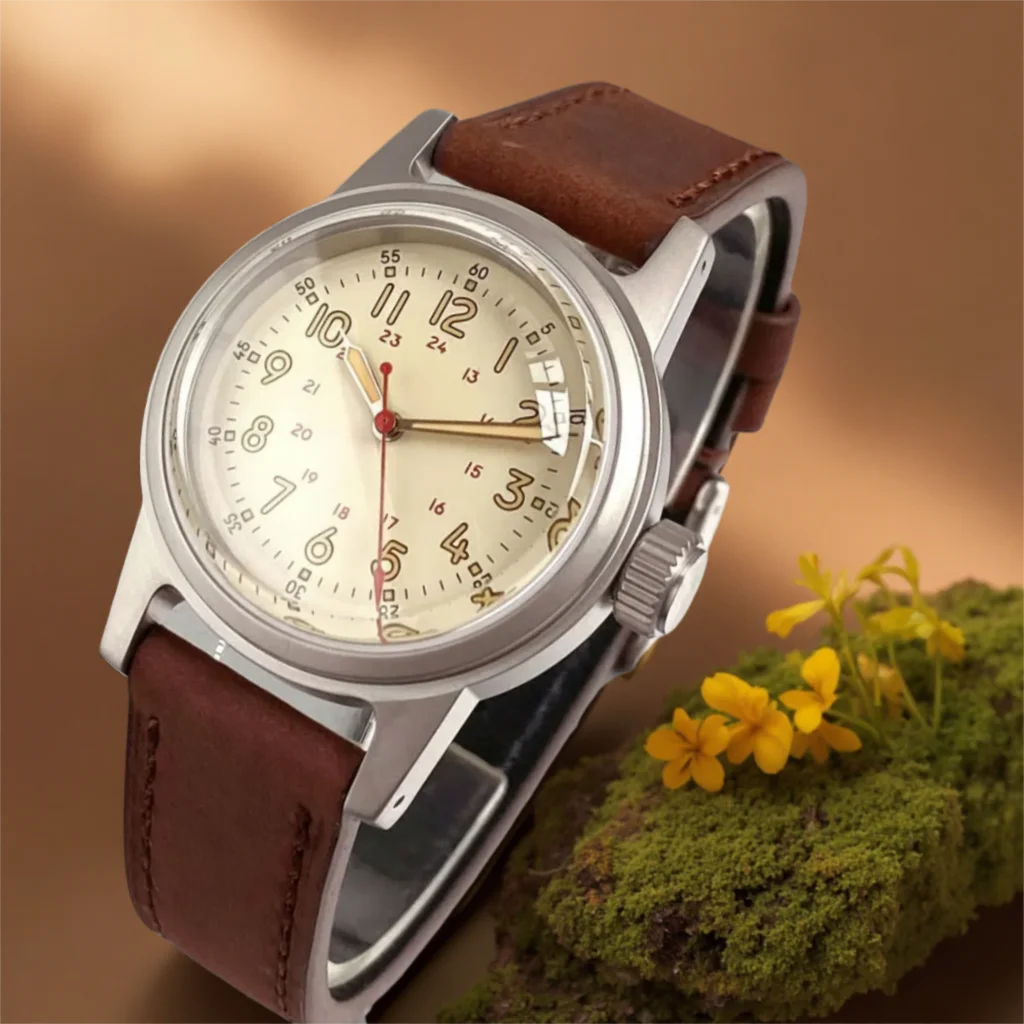 

NH35A Automatic Men's Watch Mechanical Pilot Watches 36mm MIYOTA8215 PT5000 Bubble Sapphire Crystal Sandblasted 20BAR Waterproof