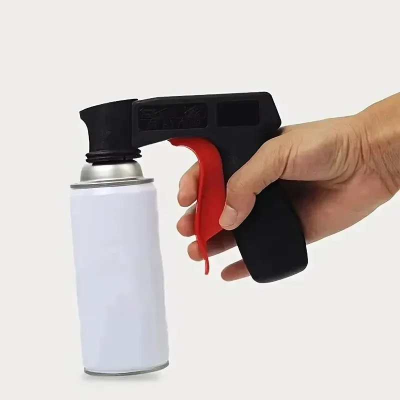 1 stuks plastic draagbare spuitverfhandgreep, universeel herbruikbaar autokleurveranderende film plakken zelfspuitend handspuitpistool