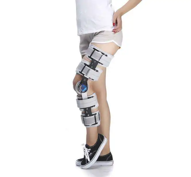 CE certificate  Adjustable Knee Support Orthosis KAFO  knee brace support protector orthopedic hinged knee brace price