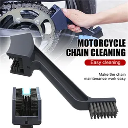 Universal Gear Chain Cleaner Brush Motorcycle Bicycle Care Tire Cleaning Tool Chain Maintenance Cleaner Dirt Brush Car Accessory