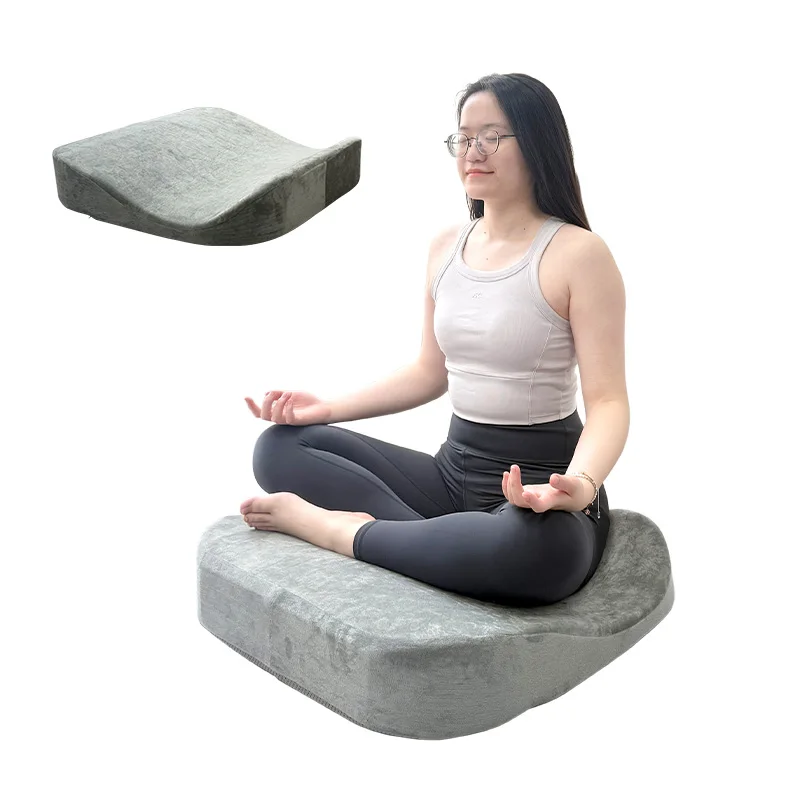 

Large Comfortable Adult Meditation Mat Premium Yoga Pillow with Female Memory Foam Fill