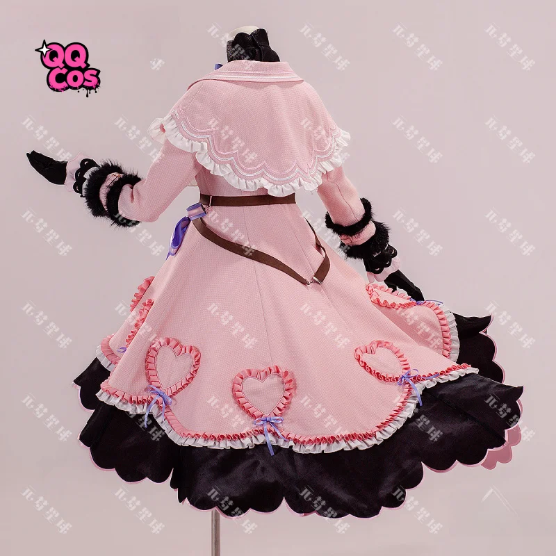 アークナイツ アミヤ - ふわふわリトルウィッチ コスプレ衣装 ハロウィン カーニバル パーティー クリスマス プレイロール服 衣類 QQ Cos