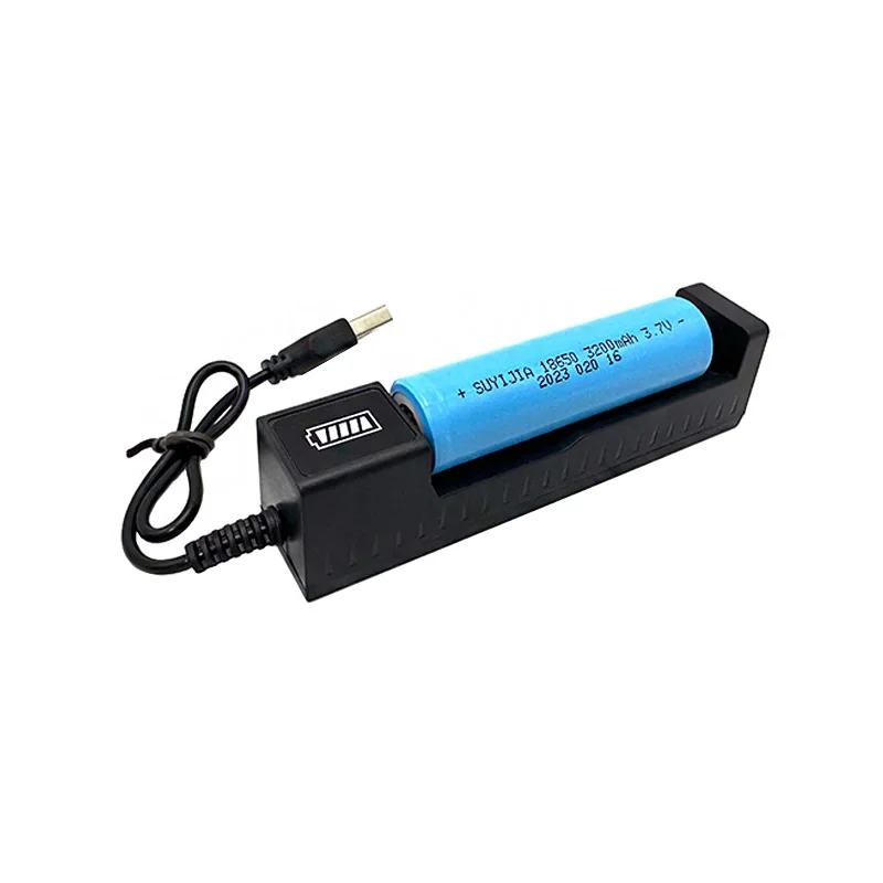 USB Battery Charger Protection Smart Lithium Battery Adapter for 16340 14500 18650 26650 3.7V Rechargeable Lithium Batteries