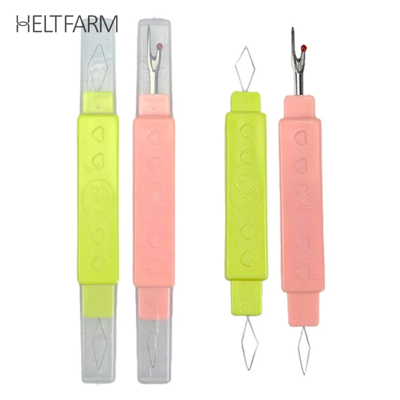 

2 in 1 Needle Threader Seam Ripper Threading Seam Remover Seam Ripper Tool, Needle Threader Tool for Sewing Knitting Quilting