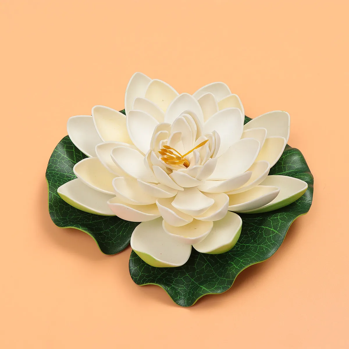 10Pcs Vivid Floating Lotus Decor Set Eco Friendly No Water Needed Artificial Plants for Pond Fish Tank Patio Garden Party Water - view 4