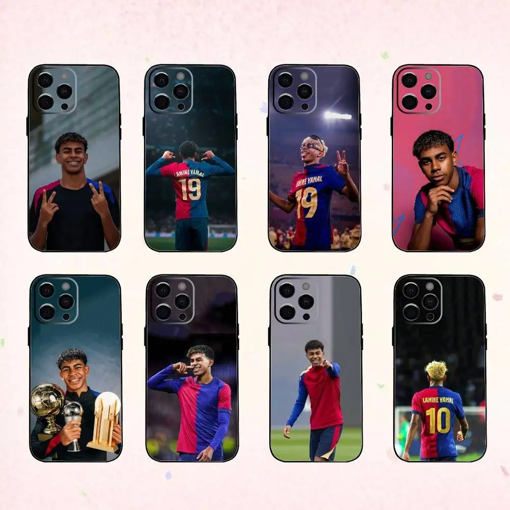 

L-Lamine Y-Yamal Phone Case Silicone Soft For IPhone 17 16 15 14 13 12 11 X XR Plus Pro Max Plus