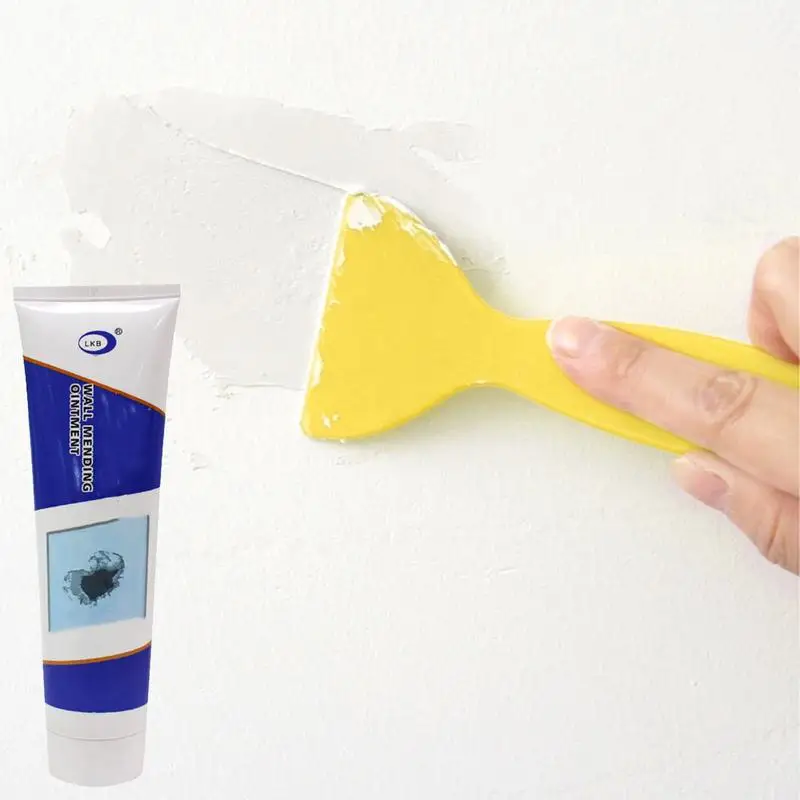 250g Wall Repair Ointment Safe Wall Putty Wall Mending Agent Wall Repair Cream With Scraper Tile Crack Repair Patch Restore