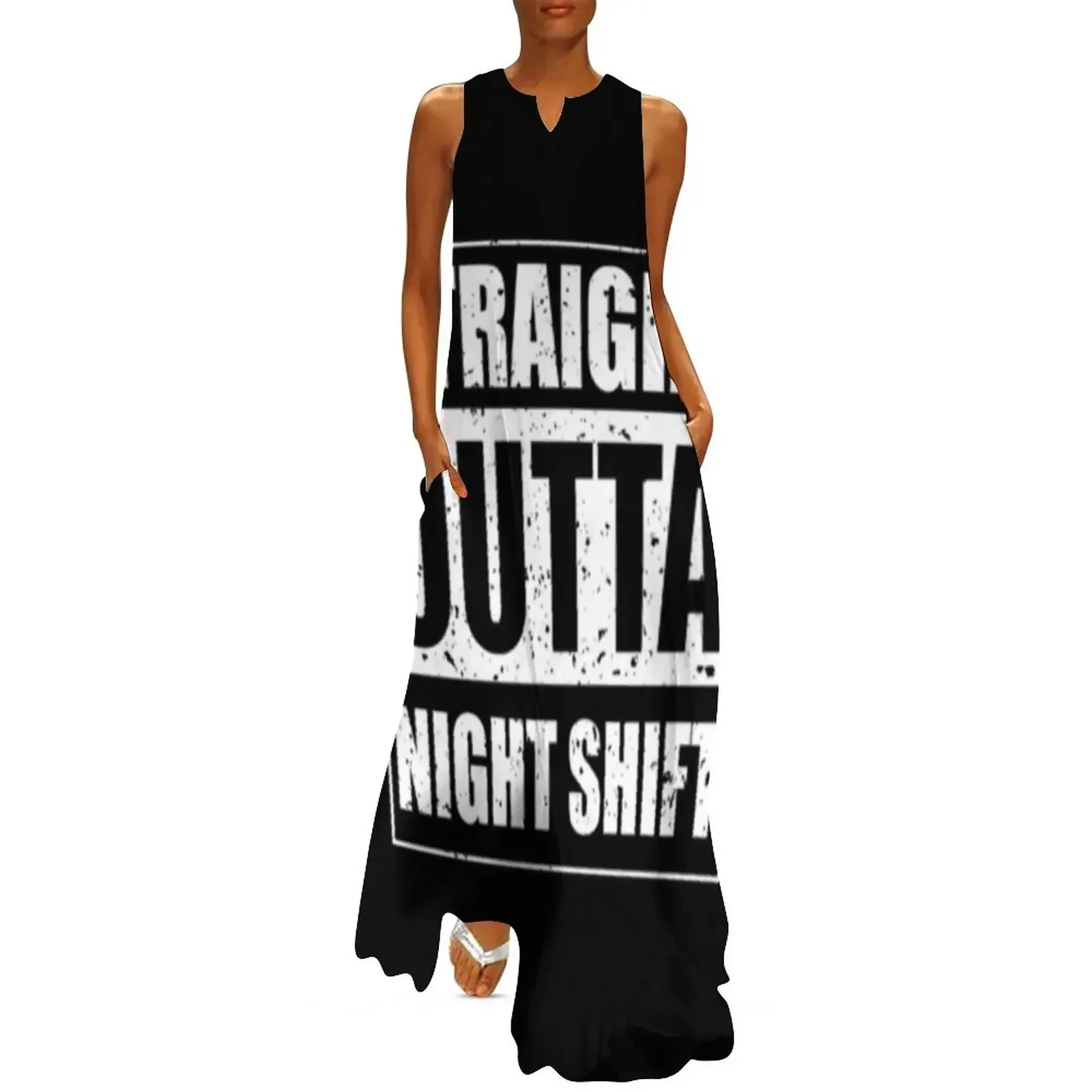 

Straight Outta Night Shift Nurse Long Dress Female clothing wedding dresses for woman birthday dress for women luxury 2025 Dress