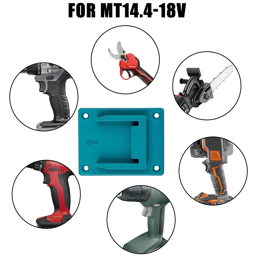 5 Pack Battery Storage Rack for Makita 14.4V 18V Li-ion Battery Tools Machine Holder Storage Rack Wall Mount Bracket Fixing