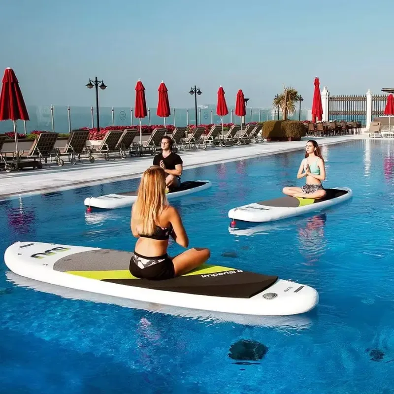 Airo Inflatable Yoga Mat Sport Air Track Inflatable Water Sadhu Board Yoga Pool Foldable Fitness Floating Inflatable Mat Water