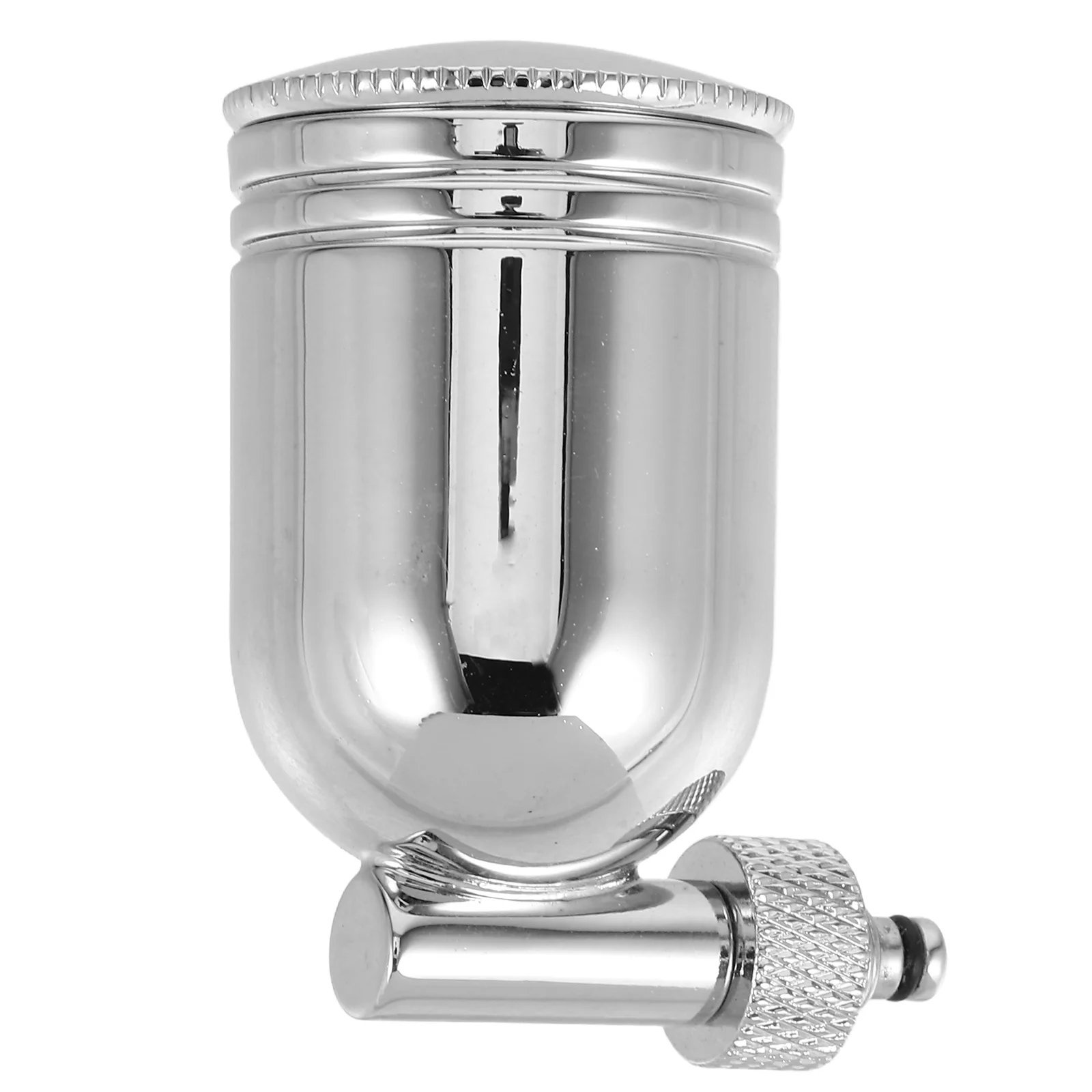

10cc Copper Airbrush Paint Cups Lightweight Silver Spray Gun Pigment Pot Portable Design Durable Material Versatile Usage Model