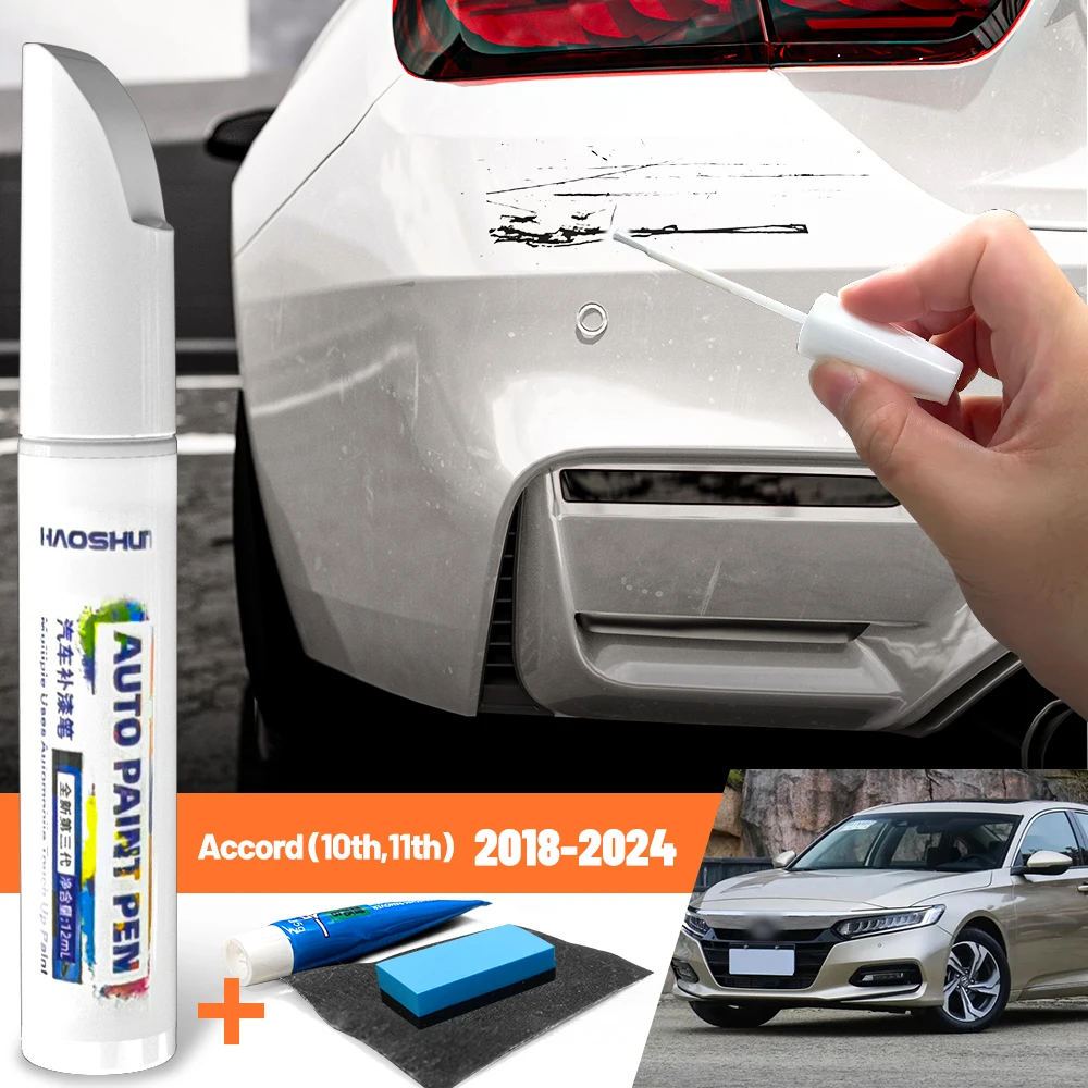 Car Paint Pen Paint Care Scratch Repair Wax Painting Scratch Remover For Honda Accord 10th,11th 2018-2024 2019 2020 2021 2022