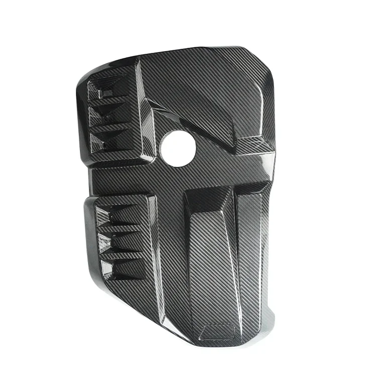 

3K Twill Carbon Weave in Glossy Finish Dry Carbon Fiber Engine Cover For BMW M3 G80 M4 G82 M2 G87