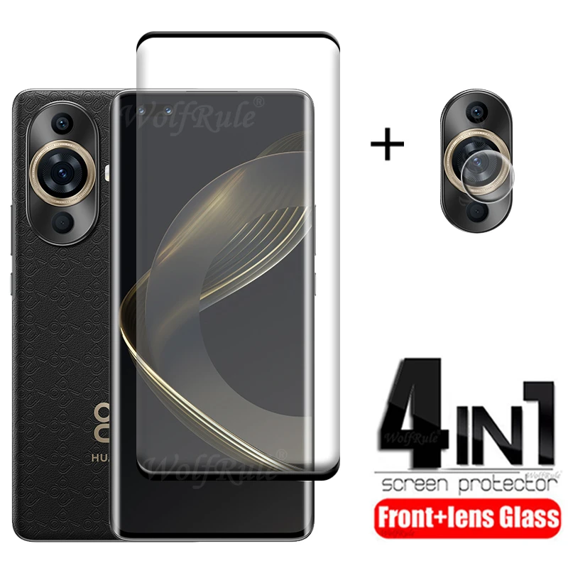 

4-in-1 For Huawei Nova 11 Ultra Glass Huawei Nova 11 Ultra Tempered Glass 9H Curved Screen Protector Nova 11 Pro Ultra Len Glass