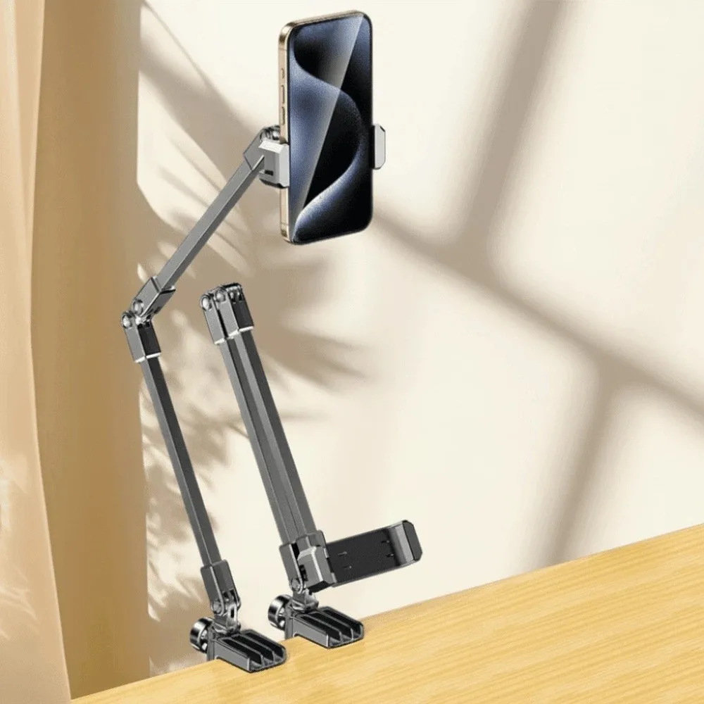 Multi-Functional Multi Angle Tablet Stand 2/3 Sections Arms Adjustable Lazy Tablet Bracket Phone Bracket Desk