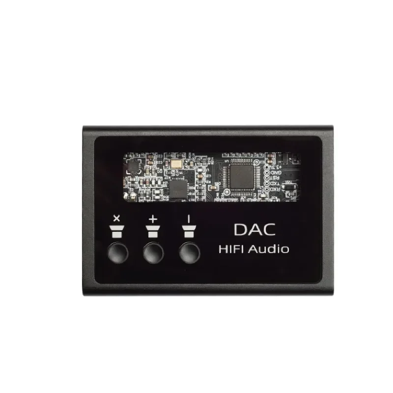 Computer Sound Card Fever-Grade Audio DAC Headphone Amplifier MAX97220USB Asynchronous Es9018 Black