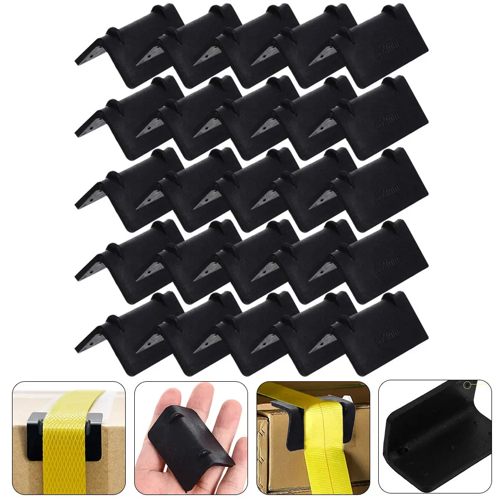 

50 шт. пластиковых защитных уголков для грузов, мебели и переездов, предотвращающих удары и царапины