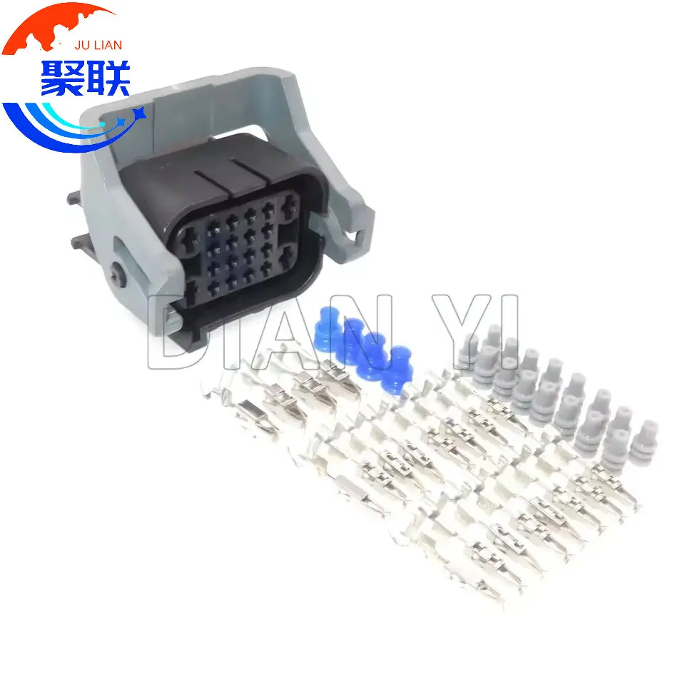 1Set 20Pin 936777-2 936780-2 AC Assembly Car Engine Electric Male Female Wire Socket Auto Modification Composite Connector