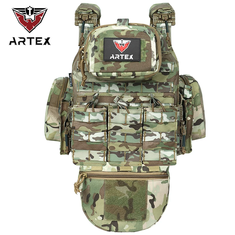 Artex\'s new high-strength wear-resistant and waterproof Molle extended Quick-release Tactical vest Hunting vest