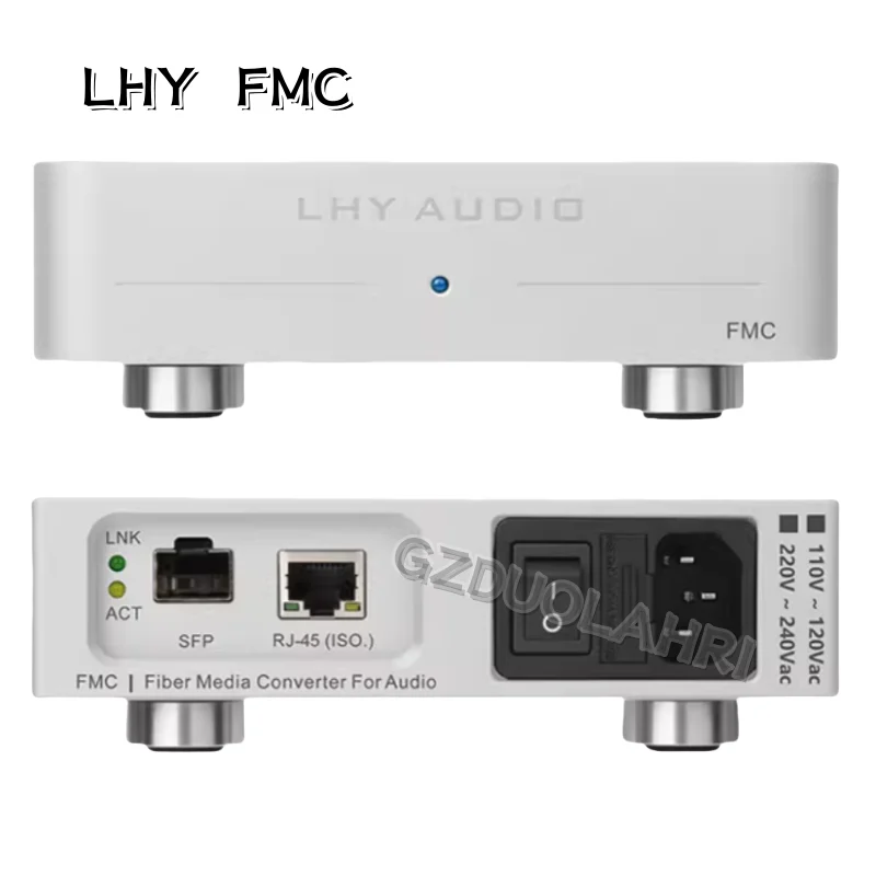 LHY FMC Audio HIFI Fever Ethernet Purifier Fiber Optic Transceiver OCXO Constant Temperature Crystal Oscillator