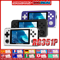 ANBERNIC RG351P Handheld Retro Game Console RK3326 3.5 Inch IPS Screen 64G TF Card 2500 Classic Games 3500 mAh
