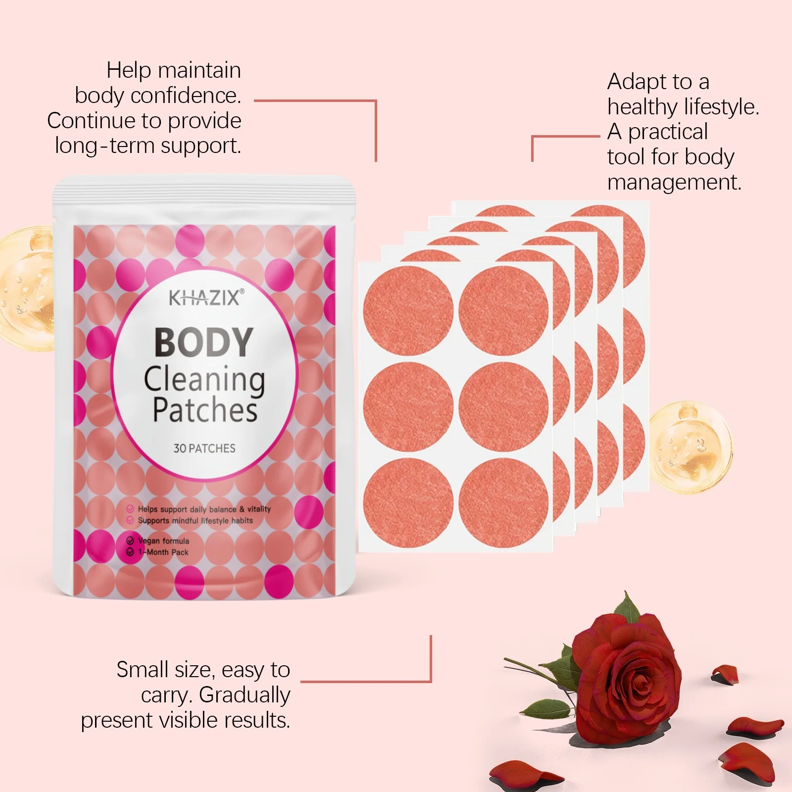 30pcs Body Care Patch Gentle Support for a Smooth, Shaped Look with Daily Lightweight Care