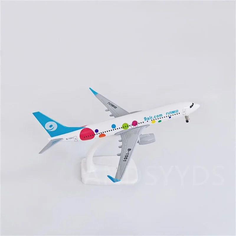 20cm nove yuan companhias aéreas b737 modelo de avião liga modelo comemorativo coleção presente brinquedo para crianças
