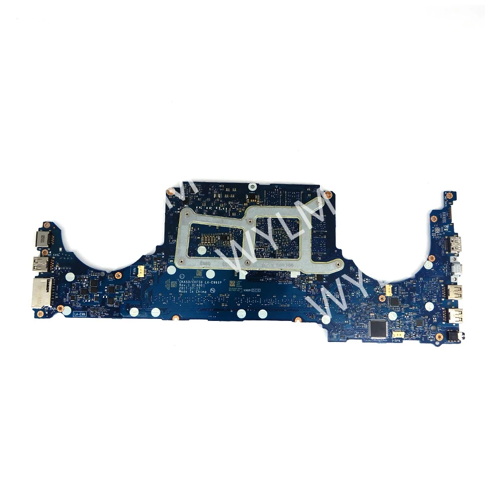 CKA50/CKF50 LA-E991P i5-7300H/i7-7700H CPU GTX1050ti Laptop Motherboard For Dell Inspiron 7577 Mainboard CN 0NGX46  0GPHC8