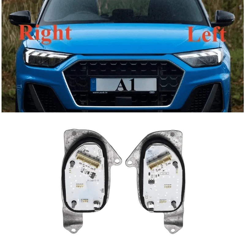 NEW LED Headlight DRL Turn Signal Modules OEM B104613-B 90145443 R B104612-B 90145442 L For Audi A1 S1 2019 2020 2021 2022 2023