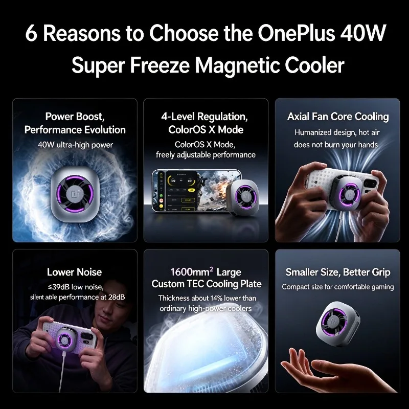 enfriador-magnetico-oneplus-40w-super-freeze-de-bajo-ruido-y-enfriamiento-rapido-para-telefonos-inteligentes-con-conducto-de-aire-optimizado-para-tabletas