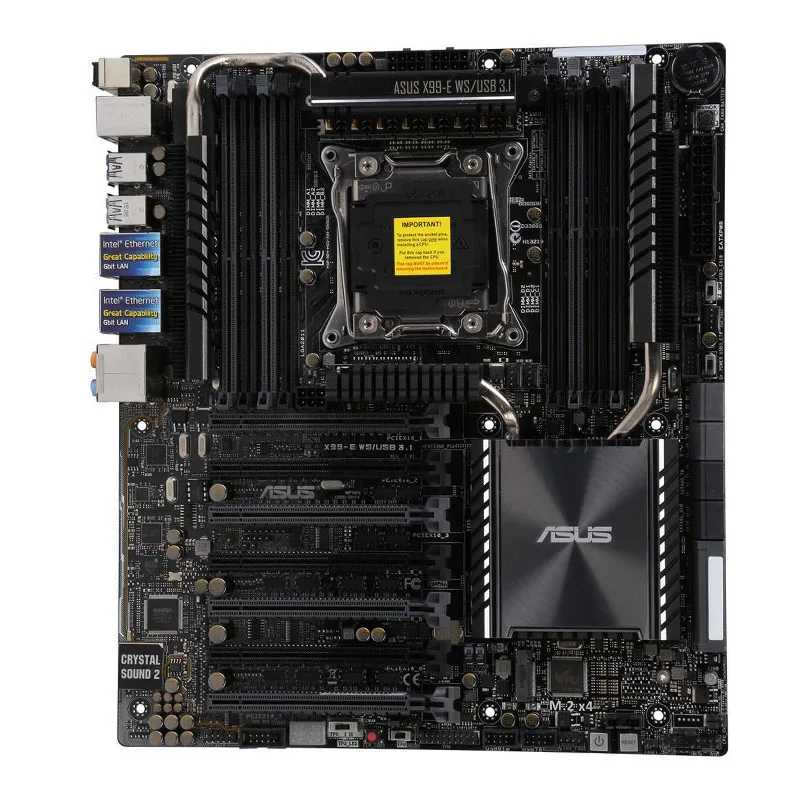 

Б/у Материнская плата ASUS X99-E WS/USB 3,1 LGA 2011-v3 Intel X99 SATA 6 Гб/с USB 3,1 CEB Intel