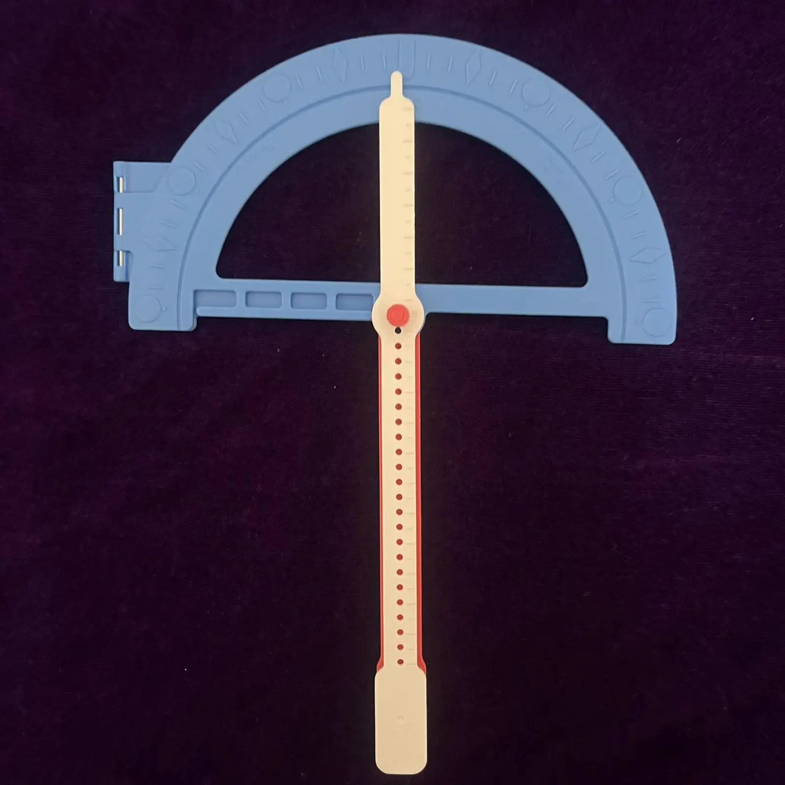 Braille Ruler Angle Measurement Protractor for Teacher Blinds Learning Tools Educational Math Geometry Drawing Instruments