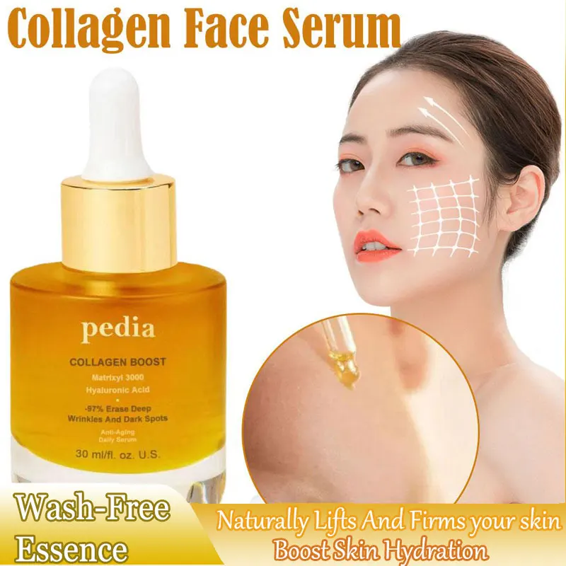 Face Serum Wash-Free collagen Essence Deep Hydration Moisturizer Anti-aging Improve Skin Elasticity For Skin Care Face Lotion