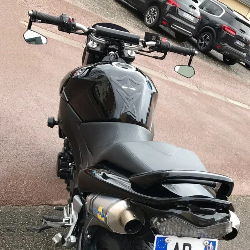 Антивибрационные зеркала для мотоцикла 7/8 дюйма — универсальная легкая универсальная посадка из алюминиевого сплава (совместимость с Yamaha)