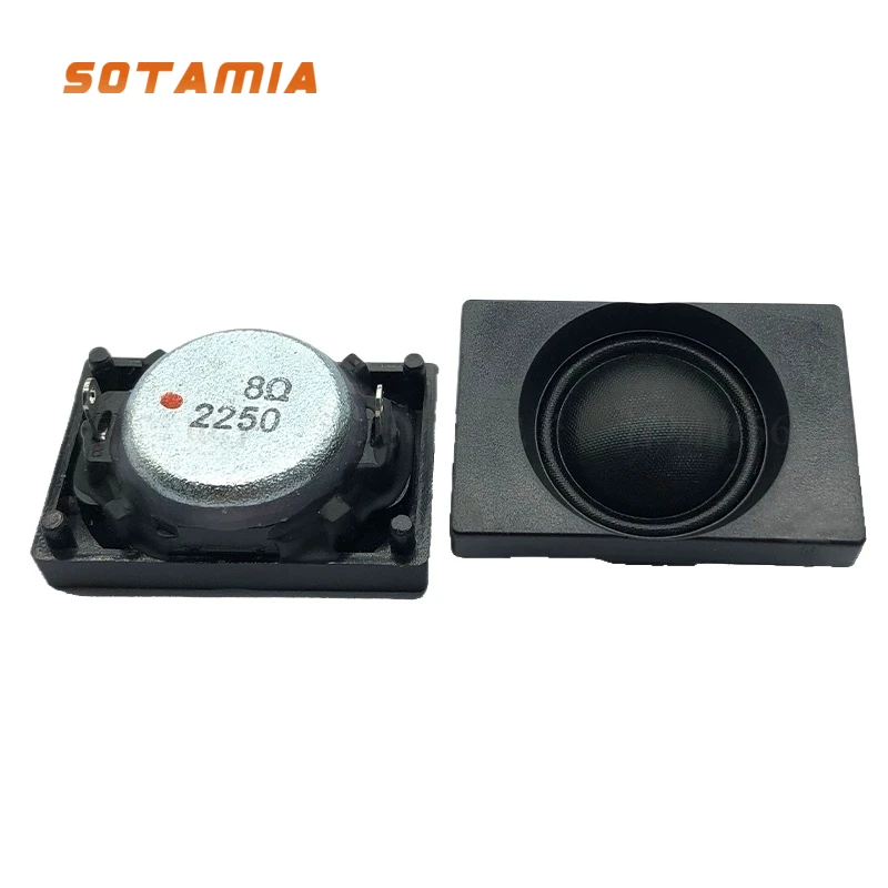 SOTAMIA 2Pcs Mini Tweeter 2537 8 Ohm 10W Silk Film Dome Treble Speaker Internal Magnetic Non-porous Tweeter Smart Audio Speaker